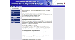 Desktop Screenshot of banner-netmarketing.de