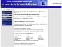 Tablet Screenshot of banner-netmarketing.de